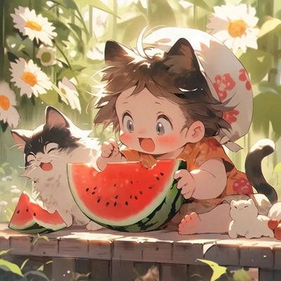 吃瓜动漫高清图片